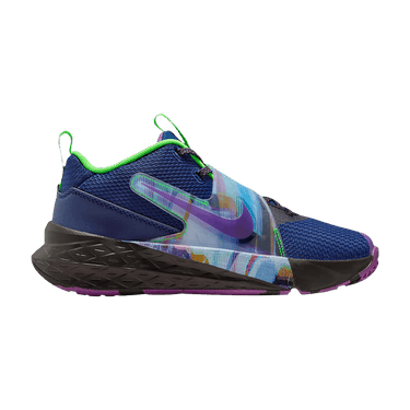 Nike Team Hustle D12 GS 'Blue Void Vivid Purple Black'