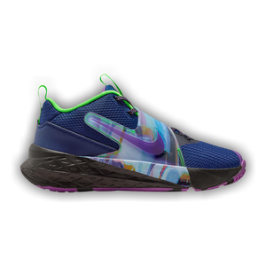 Nike Team Hustle D12 GS 'Blue Void Vivid Purple Black'