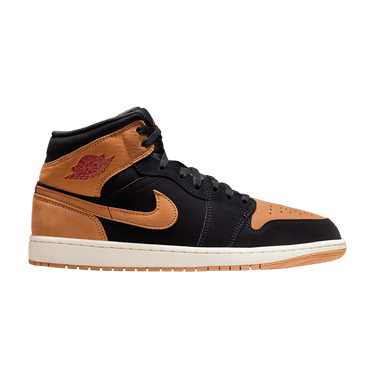 Air Jordan 1 Mid 'Black Flax'
