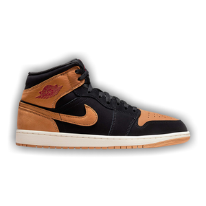 Air Jordan 1 Mid 'Black Flax'