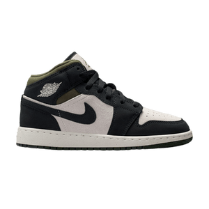 Air Jordan 1 Mid SE GS 'Medium Olive Off Noir'