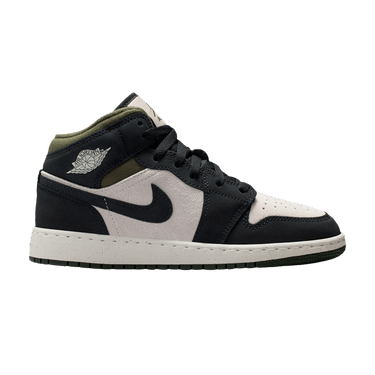 Air Jordan 1 Mid SE GS 'Medium Olive Off Noir'