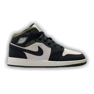 Air Jordan 1 Mid SE GS 'Medium Olive Off Noir'