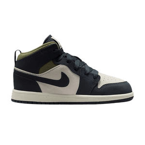 Air Jordan 1 Mid SE PS 'Light Orewood Brown Medium Olive'
