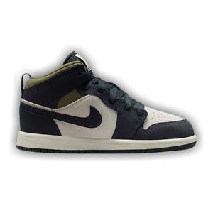 Air Jordan 1 Mid SE PS 'Light Orewood Brown Medium Olive'