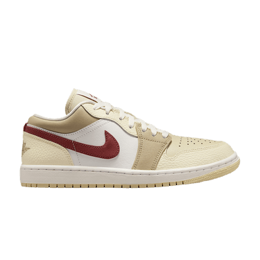 Wmns Air Jordan 1 Low 'Desert Khaki Red Sepia'