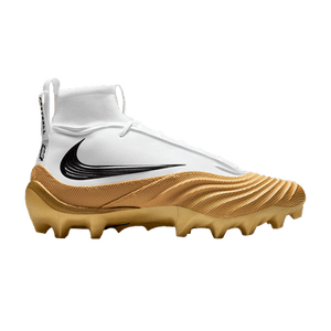 Nike Alpha Menace 5 Pro 'White Metallic Gold Black'