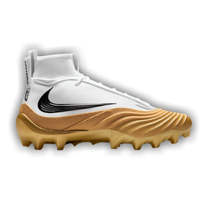 Nike Alpha Menace 5 Pro 'White Metallic Gold Black'