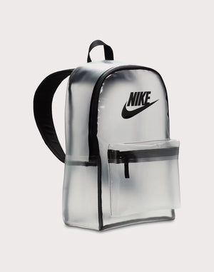 Nike Heritage Crystal Backpack 'Clear/Black/Black'