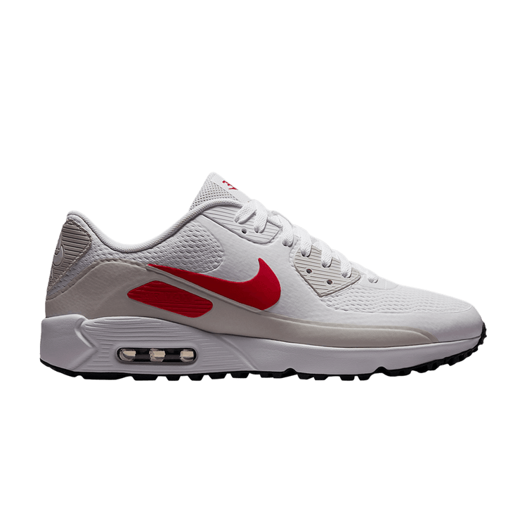 Nike Air Max 90 G Golf 'White Photon Dust Midnight Navy Fire Red' HV9305 107
