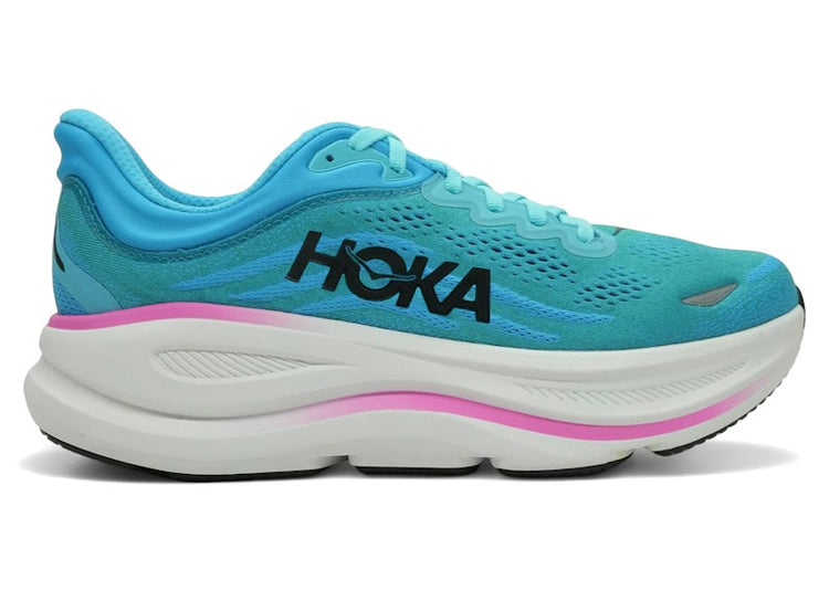 Hoka One One Bondi 9 Skyward Blue Neon Fuchsia (Women's) 1162012-SNNF