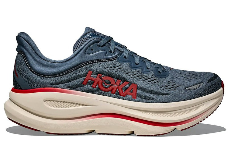 Hoka One One Bondi 9 Thunder Cloud Vermillion 1162011-TDRC