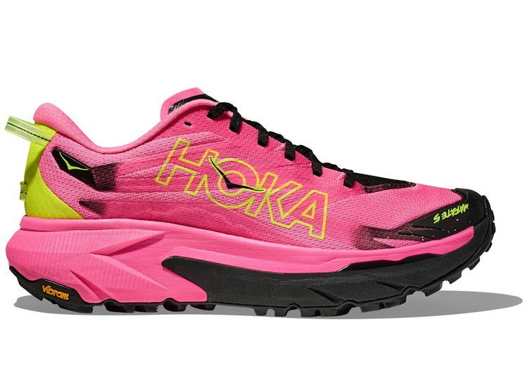 Hoka One One Mafate 5 Neon Rose Black 1168722-NNR
