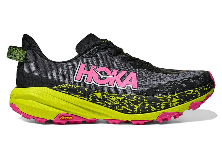 Hoka One One Speedgoat 6 Black Neon Citrus (Women's) 1147811-BNNH