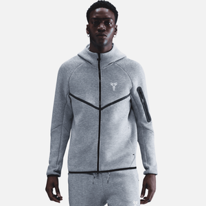 Nike Kobe Tech Fleece Full-Zip Windrunner Jacket 'Dark Grey Heather/White'