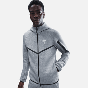 Nike Kobe Tech Fleece Full-Zip Windrunner Jacket 'Dark Grey Heather/White'