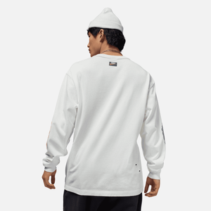 Air Jordan Rare Air Long-Sleeve T-Shirt 'Sail/Brilliant Orange'