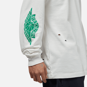 Air Jordan Rare Air Long-Sleeve T-Shirt 'Sail/Brilliant Orange'