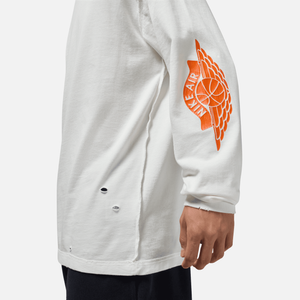 Air Jordan Rare Air Long-Sleeve T-Shirt 'Sail/Brilliant Orange'