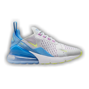 Nike Air Max 270 GS 'Pure Platinum Blue Light Lemon Twist'