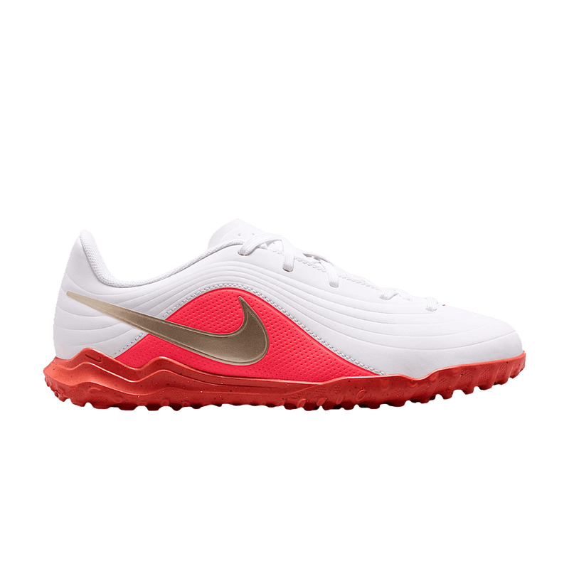Nike Jr. Tiempo Maestro Club Turf Low GS 'White Bright Crimson Blur' IB5024 100