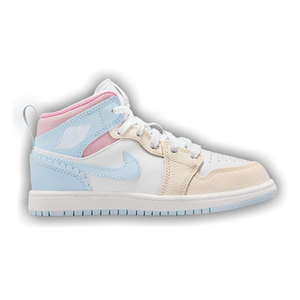 Air Jordan Jordan 1 Mid SE PS 'Half Blue Pale Ivory'