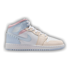 Air Jordan 1 Mid SE GS 'Half Blue'