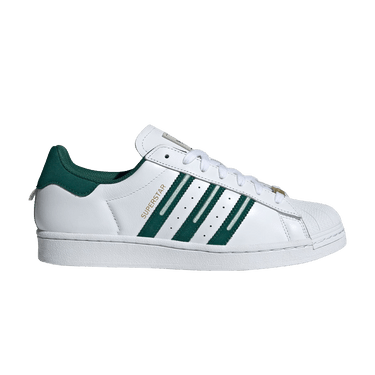 adidas Superstar 'Embroidered Green Stripes'