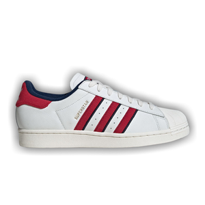 Adidas Superstar 'White Team Victory Red Indigo'