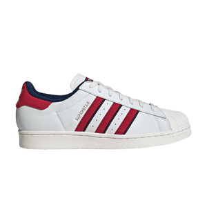 Adidas Superstar 'White Team Victory Red Indigo'