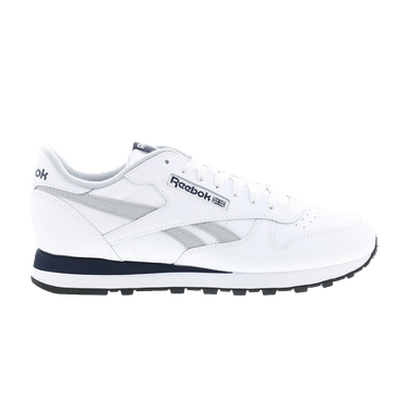 Reebok Classic Leather 'White Grey Vector Navy'