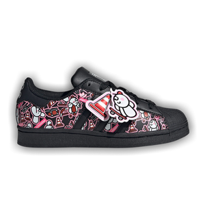 James Jarvis x adidas Originals Superstar Big Kid 'Abstract Trefoil'