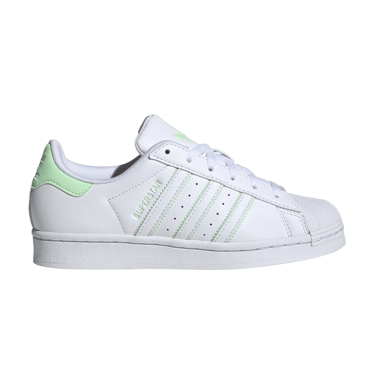 Adidas Superstar K 'White Semi Green Spark' IE0270