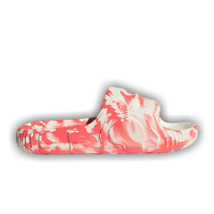 Adidas Adilette 22 Slides 'Ivory Solar Red'