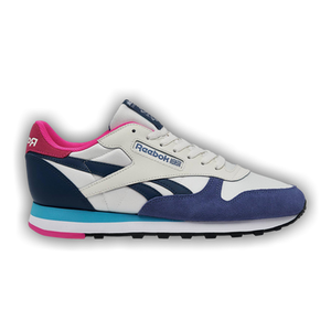 Reebok Classic Leather 'Uniform Blue Laser Pink'
