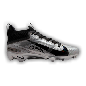 Saquon Barkley x Nike Alpha Menace 4 Elite 'Black Metallic Silver'