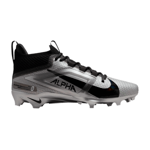 Saquon Barkley x Nike Alpha Menace 4 Elite 'Black Metallic Silver'
