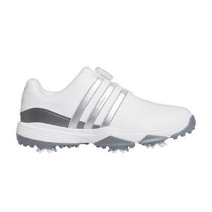 Adidas Tour 360 24 BOA Golf J 'White Iron Metallic'
