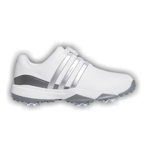 Adidas Tour 360 24 BOA Golf J 'White Iron Metallic'