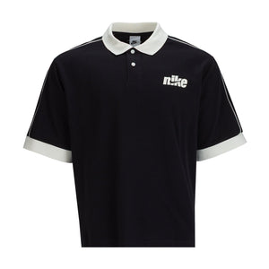 Nike Club Oversized Short-Sleeve Polo 'Black/Sail'