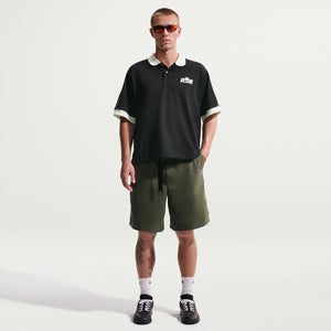 Nike Club Oversized Short-Sleeve Polo 'Black/Sail'