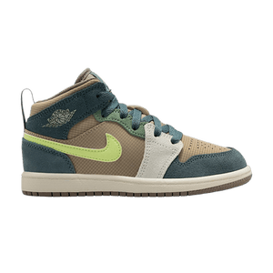 Air Jordan Jordan 1 Mid SE PS 'Khaki Hasta Olive Grey'