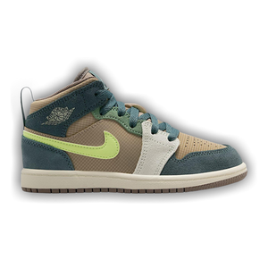 Air Jordan Jordan 1 Mid SE PS 'Khaki Hasta Olive Grey'