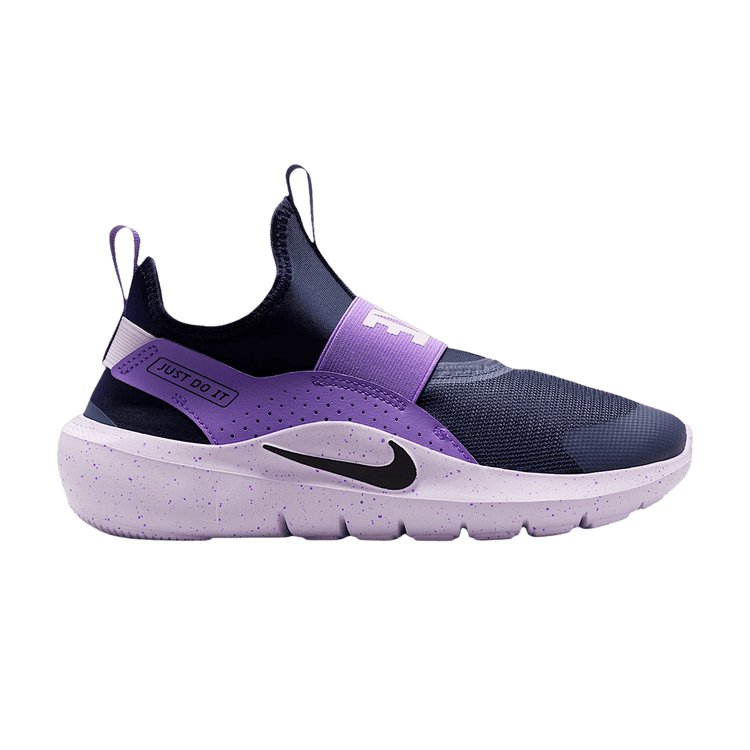 Nike Flex Runner 4 GS 'Blackened Blue Bright Violet Bleached Lilac Black' IF2893 406