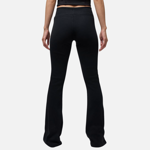 Air Jordan Mid Rise Flared Leggings 'Black/White'