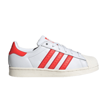 adidas Wmns Superstar 'White Bright Red'