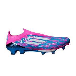 adidas F50+ Elite Laceless FG 'Solar Blue Cloud White Solar Pink'