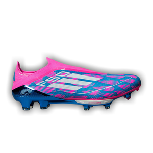 adidas F50+ Elite Laceless FG 'Solar Blue Cloud White Solar Pink'
