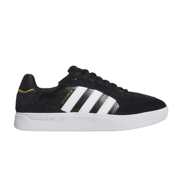 Adidas Tyshawn Low 'Black Gold Metallic Suede'