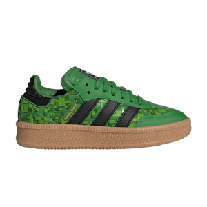 Minecraft x adidas Samba XLG J 'Green Core Black Cloud White